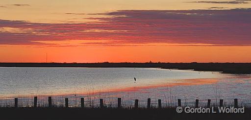 Powderhorn Lake Sunset Pano_28574-5.jpg - Photographed near Point Lavaca, Texas, USA.